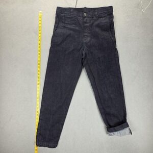 Series‎ Jeans Mens Blue Selvedge Dark Wash Baggy Relaxed Stretch Fits 31x29